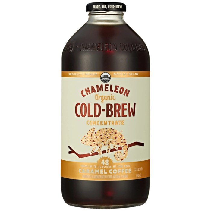 Coffee brew concentrate cold